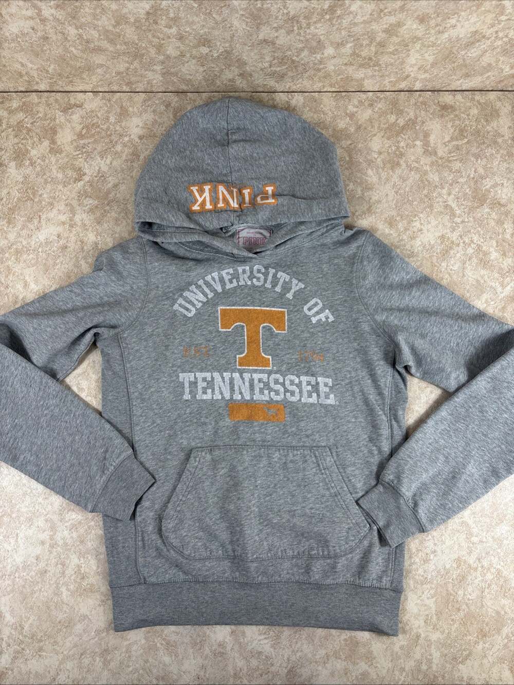 Victoria's Secret PINK University of Tennessee Hoodie Junior's Medium NCAA